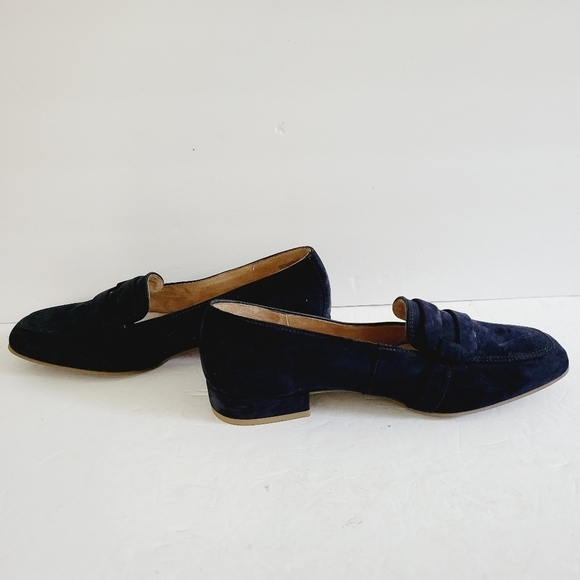 NEW Paul Green Blue Suede Leather Super Soft Loafers Size 6 - Picture 2 of 8